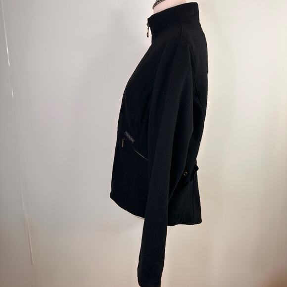 Powder River Outfitters Panhandle Slim Black Women's Wool Zip Up Jacket Size Med - Picture 5 of 10
